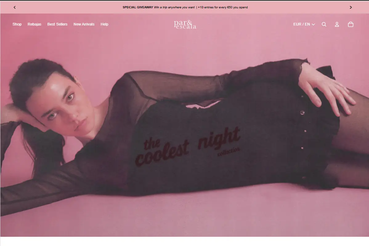 Par y Escala website preview